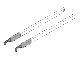BLUM TANDEMBOX antaro hosszanti réling szett, NL 450 mm, selyemfehér