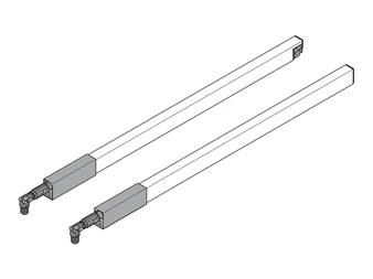 BLUM TANDEMBOX antaro hosszanti réling szett,NL 500 mm, selyemfehér
