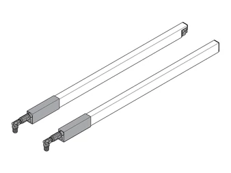 BLUM TANDEMBOX antaro hosszanti réling szett, NL 550, szürke RAL 9006