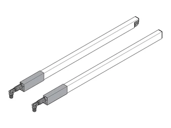 BLUM TANDEMBOX antaro hosszanti réling szett, NL 600 mm, selyemfehér