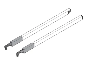 BLUM TANDEMBOX antaro hosszanti réling szett, NL 650 mm, selyemfehér