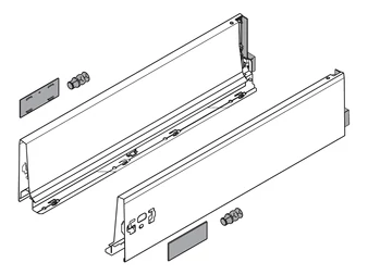 BLUM TANDEMBOX antaro, káva magasság K, 500 mm, selyemfehér