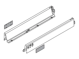 BLUM TANDEMBOX antaro,káva magasság N, 400 mm, selyemfehér