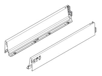 BLUM TANDEMBOX antaro kávamagasság M, NL 500, acélszürke RAL 9006