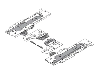 BLUM TIP-ON BLUMOTION egység, TYP S0; 0-10 kg; TANDEMBOX