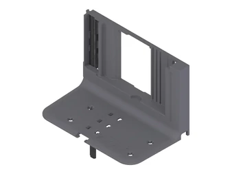SERVO-DRIVE felfogó szögidom, 95x83 mm, szürke műanyag motortartó