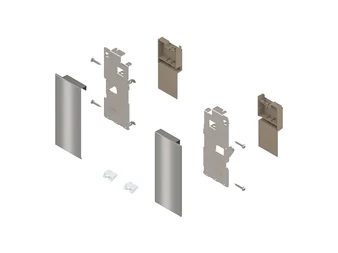 BLUM LEGRABOX előlaprögzítő belső fiókhoz K, INOX (ujjlenyomatálló)