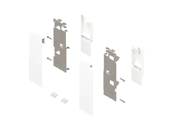 BLUM LEGRABOX belső előlaprögzítő magasító korláthoz C, selyemfehér