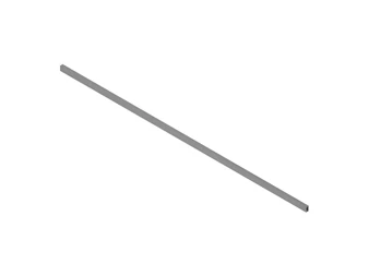 BLUM MERIVOBOX belső előlap núttal, 1059 mm, alumínium indiumszürke-matt