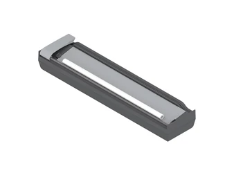 BLUM ORGA-LINE fóliavágó frissen tartó fólia, RAL 7037 szürke műanyag /nemesacél