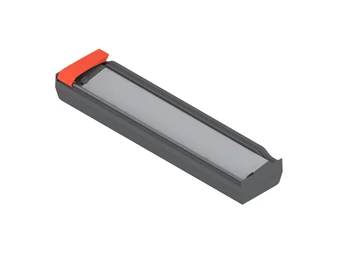 BLUM ORGA-LINE fóliavágó alufóliához, RAL 7037 szürke műanyag/nemesacél