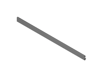 BLUM MERIVOBOX belső előlap núttal, 1042 mm, alumínium orionszürke matt