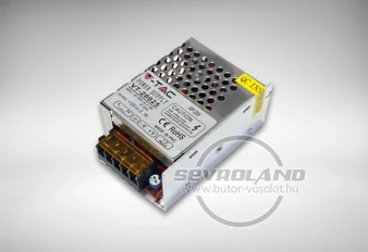 25W ipari LED tápegység (fémházas, sorkapoccsal)