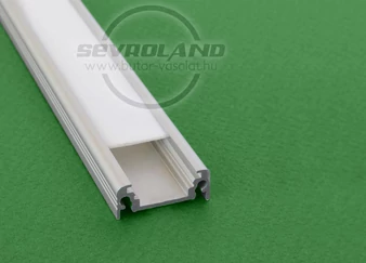 LED szalag tartó egyenes aluprofil "SURFACE" ezüst