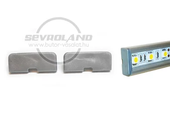 Végzáró SURFACE egyenes aluprofilhoz (pár)