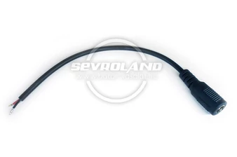 DC csatlakozós forrasztható vezeték (17 cm)
