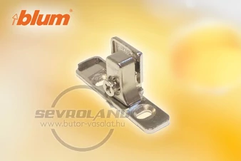 BLUM METABOX előlaprögzítő. káva N. csavaros verzió. jobbos. cink. nikkelezett