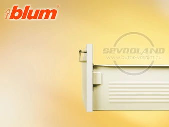 BLUM METABOX H káva 320. részleges kihúzású. NL 350. krémfehér