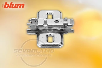 BLUM CLIP keresztalaplap hosszlyukkal. acél. csavaros. távolság 0 mm