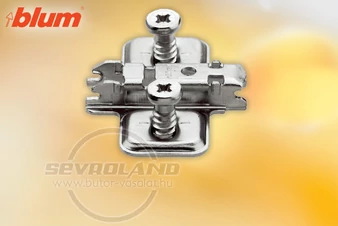BLUM CLIP keresztalaplap. acél. eurocsavar. távolság 0 mm 173L8100