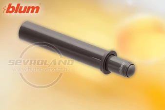 BLUM BLUMOTION pánt felőli oldalon befúrható. ø10 furat. RAL7037 szürke