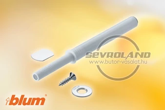 BLUM TIP-ON ajtókhoz 956A1004 hosszú változat mágnessel . selyemfehér