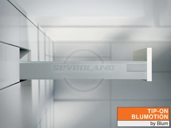 Blum TANDEMBOX Antaro N TIP-ON BLUMOTION világosszürke fiók