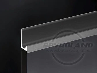 ZOBAL UKW-5 inox fogó profil - ajtóélbe marva