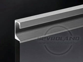 ZOBAL UKW-7 inox fogó profil - ajtóélbe marva