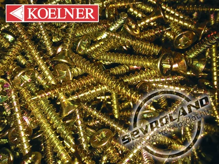 Forgácslap csavar 3 x 12 mm 2000 db