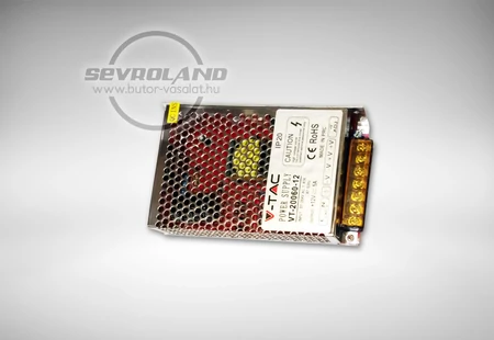 60W ipari LED tápegység (fémházas, sorkapoccsal)