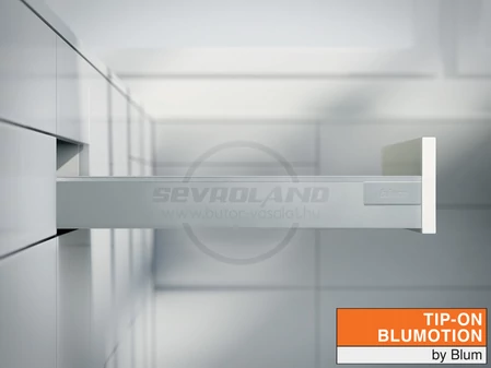 Blum TANDEMBOX Antaro N TIP-ON BLUMOTION világosszürke fiók