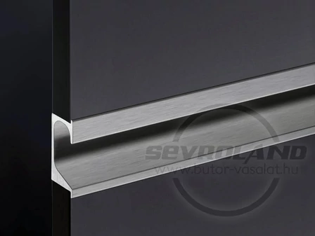 ZOBAL UKW-17 inox fogó profil - ajtóba marva