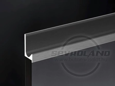 ZOBAL UKW-5 inox fogó profil - ajtóélbe marva