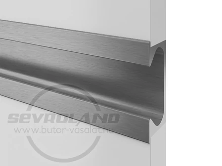ZOBAL UKW-6 inox fogó profil ajtóba marva