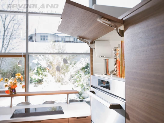 AVENTOS HK-S E selyemfehér felnyíló vasalat szett (erős)