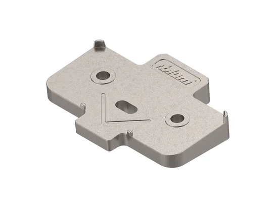 BLUM keresztalakú szögbenálló ék. +5° csavaros cink. távolság 3 mm