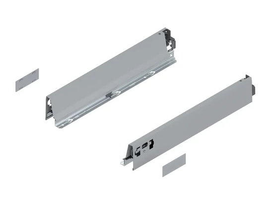 BLUM TANDEMBOX antaro, káva magasság N, 400 mm, acélszürke RAL 9006