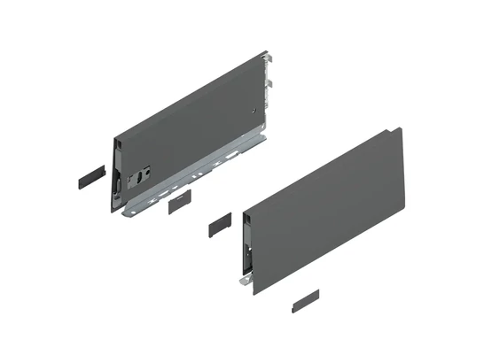 BLUM MERIVOBOX káva magasság K, NL 300 mm, orionszürke-matt