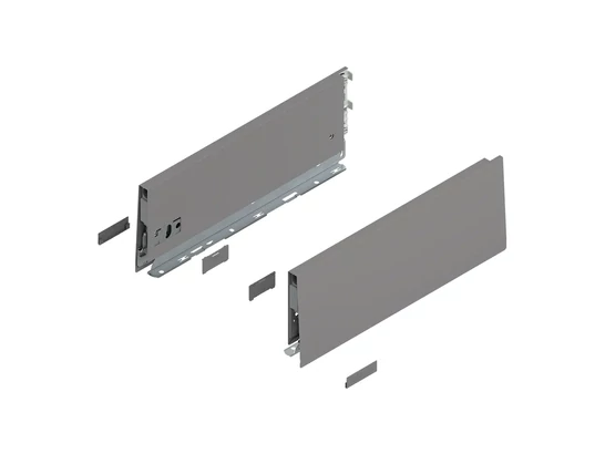 BLUM MERIVOBOX káva magasság K, NL 350 mm, indiumszürke-matt