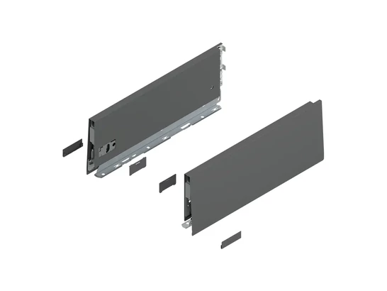 BLUM MERIVOBOX káva magasság K, NL 350 mm, orionszürke-matt