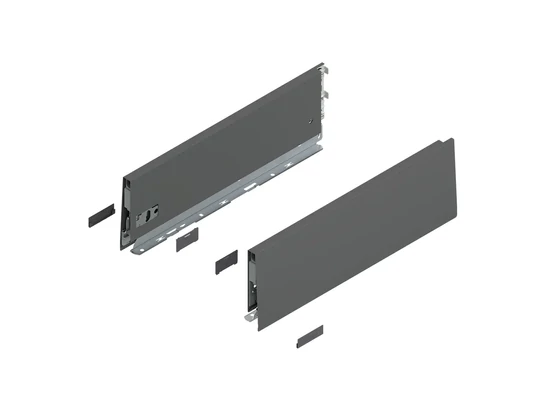 BLUM MERIVOBOX káva magasság K, NL 400 mm, orionszürke-matt