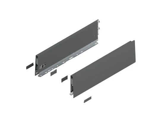 BLUM MERIVOBOX káva magasság K, NL 450 mm, orionszürke-matt