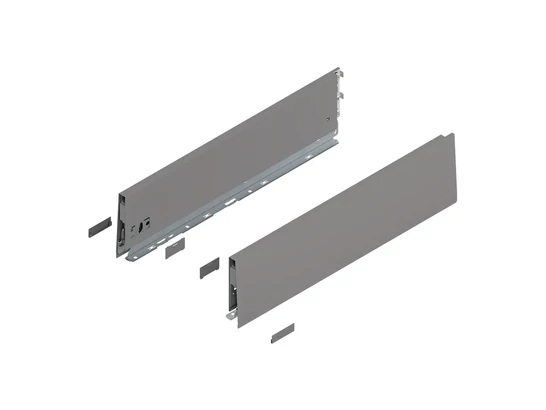 BLUM MERIVOBOX káva magasság K, NL 500 mm, indiumszürke-matt