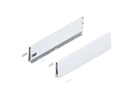 BLUM MERIVOBOX káva magasság K, NL 500 mm, selyemfehér-matt