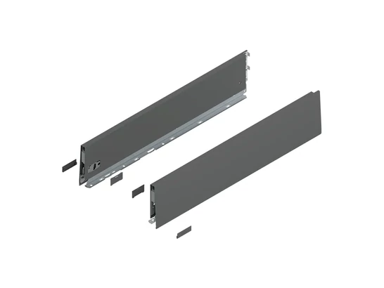 BLUM MERIVOBOX káva magasság K, NL 600 mm, orionszürke-matt