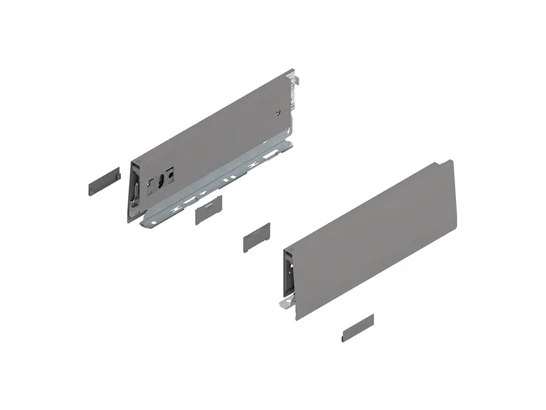 BLUM MERIVOBOX káva magasság M, NL 270 mm, indiumszürke-matt