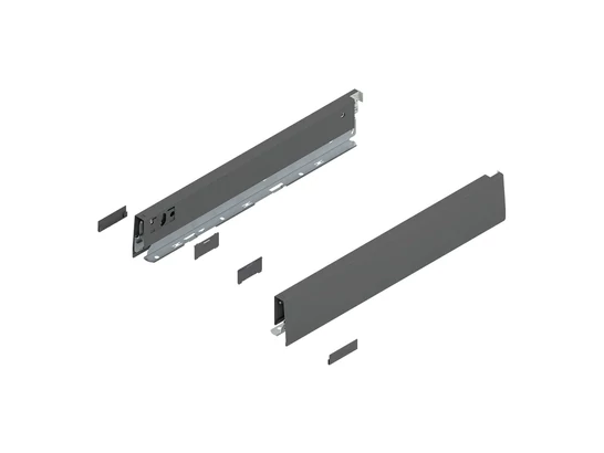 BLUM MERIVOBOX káva magasság N, NL 400 mm, orionszürke-matt