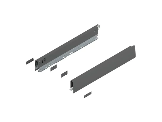 BLUM MERIVOBOX káva magasság N, NL 450 mm, orionszürke-matt