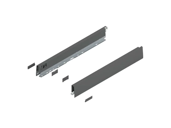 BLUM MERIVOBOX káva magasság N, NL 500 mm, orionszürke-matt